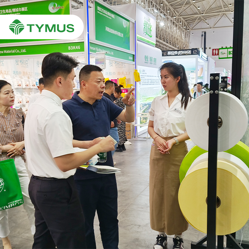 Tymus Global Trade Show Matrix Shines Mixbond® Technology เพื่อปฏิวัติ nonwovens
